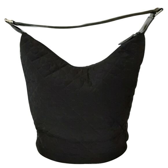 Vera Bradley Disney Mickey Mouse Microfiber Embroidered Black Bucket Bag Handbag - Picture 2 of 12